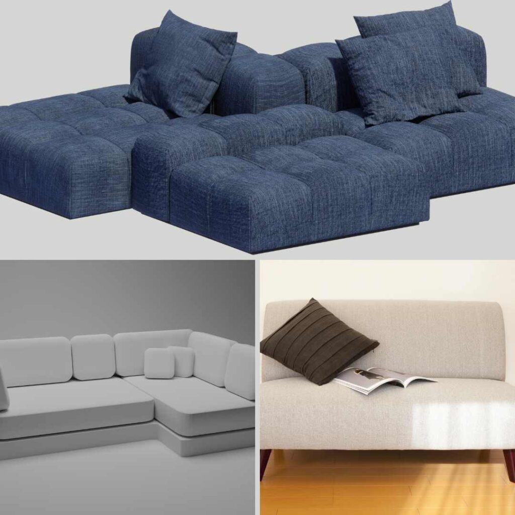 Sofás con Chaise Longe